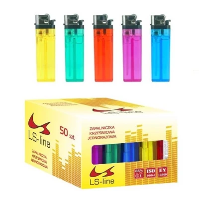 KPL. 50 ZAPALNICZEK GAZOWYCH JEDNORAZOWYCH *LS-LINE*