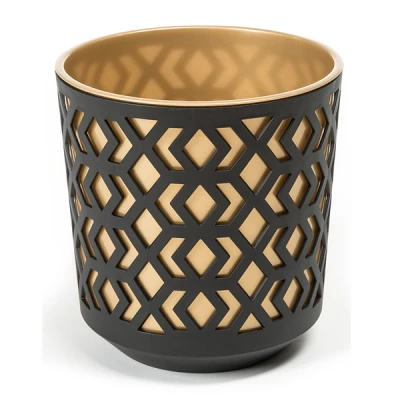 LAM-DONICZKA *AZTEK* 30CM CZARNY/ZŁOTY JASNY