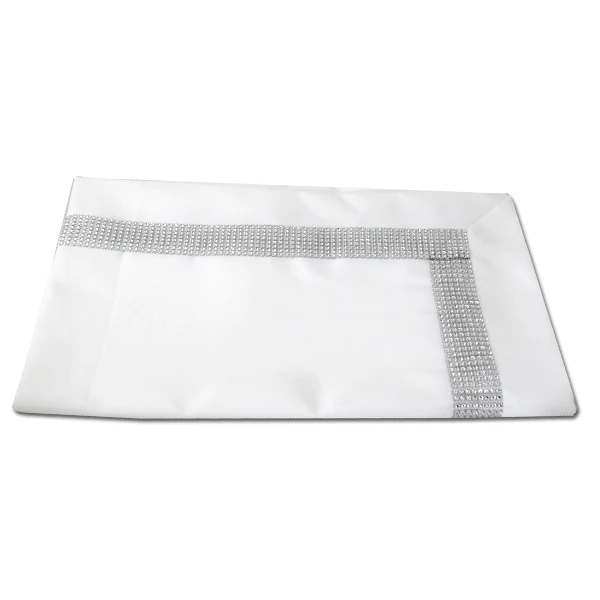 MESA-SERWETA/BIEŻNIK SWAROVSKI 85X85 BIAŁY 320
