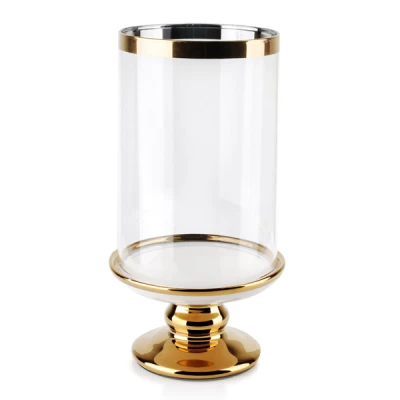 MON-LAMPION/ŚWIECZNIK  SZKLANY 20,5CM 2188