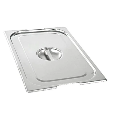 ST-POKRYWA STALOWA Z WYCIĘCIEM NA UCHWYTY DO POJEMNIKÓW GN1/2 132000