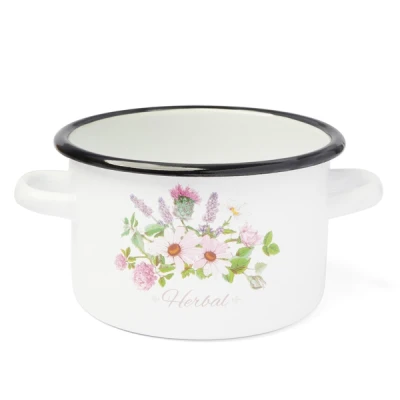 TAD-GARNEK EMAL. PROSTY 16CM 2,2L B/P *HERBAL*