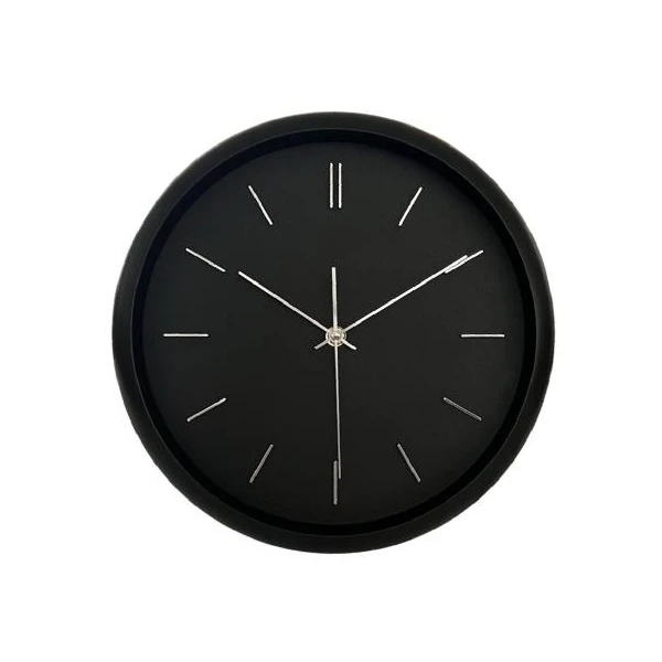 AS-ZEGAR ŚCIENNY 30CM CZARNY