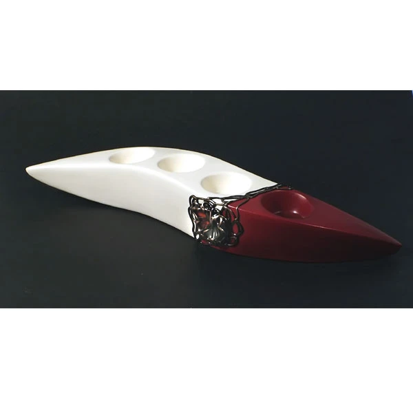 CERKAM-ŚWIECZNIK IV ADW. *DECOR MAHOŃ* C-168DM