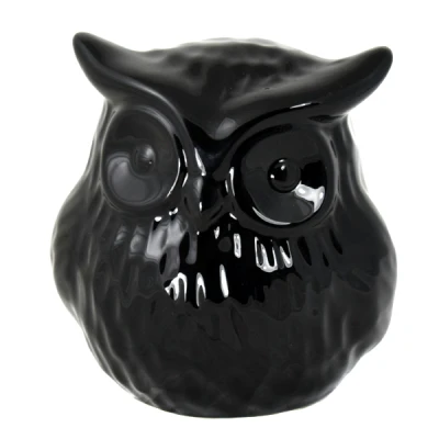 CER-SOWA FUTERKO DUŻA *SZKLIWO CZARNE* C-1065SZK