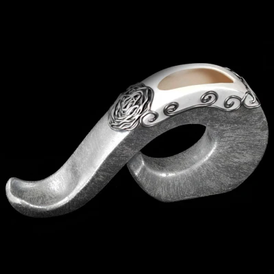 CER-STROIK NUTA MAŁA *DEKOR 1/2 RÓŻA-BIAŁY* C-182-1/2R