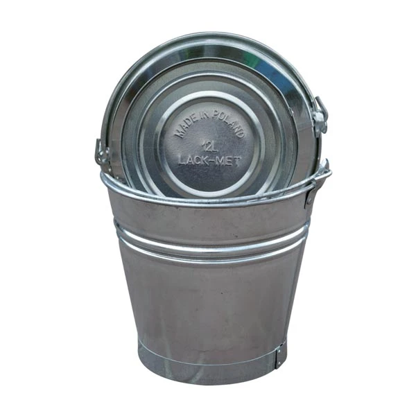 LMET-WIADRO Z BLACHY 12L
