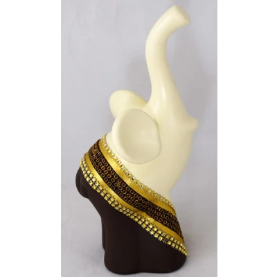 CER-SŁOŃ PLASTUŚ DUŻY *DECOR PASEK 1/2 KREM* C-555P