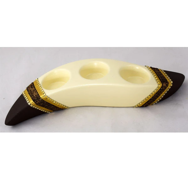 CER-ŚWIECZNIK III ESKA *DECOR PASEK 1/2 KREM* C-905P