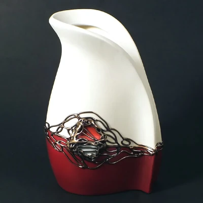 CER-WAZON DZBAN WYSOKI *DECOR MAHOŃ* C-384DM