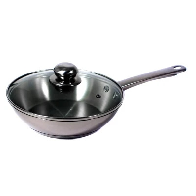 KH-3951 PATELNIA NIERDZEWNA Z POKRYWĄ 18CM