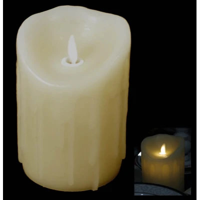 MONDEX-ŚWIECA LEDOWA 8X12.5CM *6080N-12.5-W*