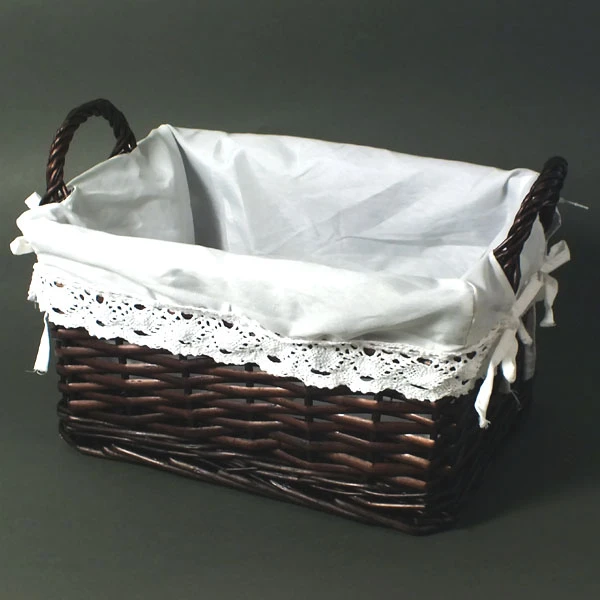 MON-KOSZ WIKLINOWY Z USZAMI 33X24X18 BRĄZ 1265