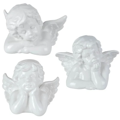 NL-ANIOŁ PORC.BIAŁY 21*15*17CM