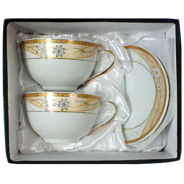 SAL-KPL. FILIŻANEK+SPODKI 2+2 *MAGDALENA GA311* 300ML