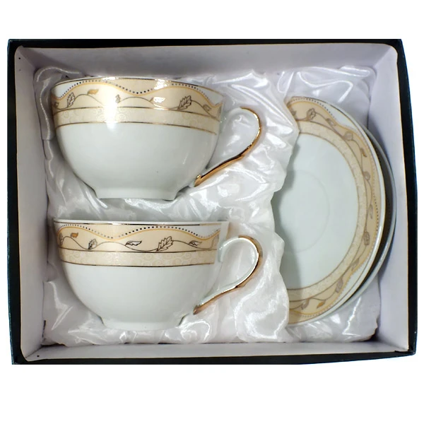 SAL-KPL. FILIŻANEK+SPODKI 2+2 *MAGDALENA GA313* 300ML