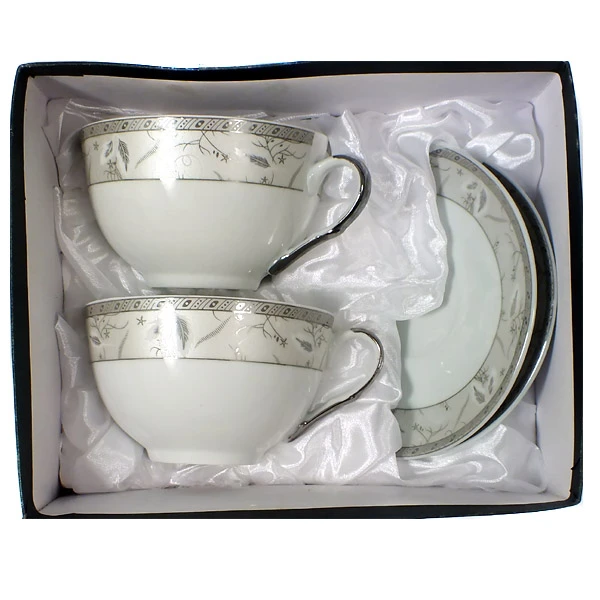 SAL-KPL. FILIŻANEK+SPODKI 2+2 *MAGDALENA GA314* 300ML