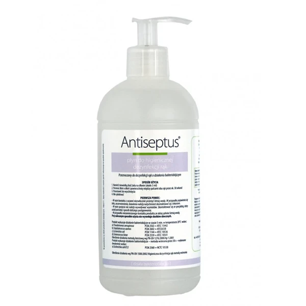 AT-PREPARAT DO DEZYNFEKCJI RĄK ANTISEPTUS 500ML