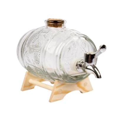 BIO-BECZUŁKA 450ML SZKLANA Z KRANEM 635514