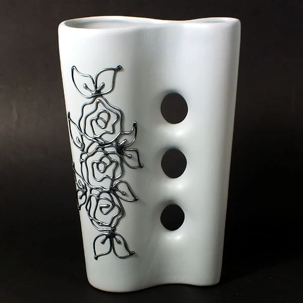 CER-WAZON 3 DZIURY *DECOR SZARY* C-028DSZ