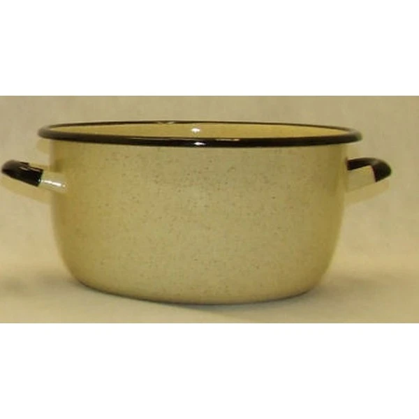 Garnek emalia WYPUKŁY 24CM DOMOS