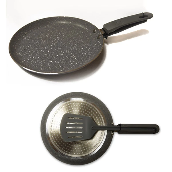 SPL-1212-23 PATELNIA DO NALEŚNIKÓW 23CM GRANITE + ŁOPATKA