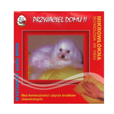 ANEKS-ŚCIERKA Z MIKROWŁOKNA CZERWONA 40X40 M1005/18277