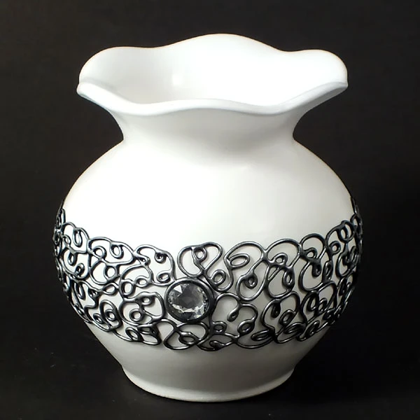 CER-WAZON GRUBY KWIAT *DECOR SREBRO* C-057DS