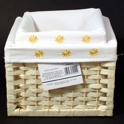 DM-KPL. 2-SZUFLAD WIKLINOWYCH KWADR. 9510 G15 KREM