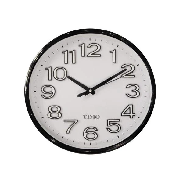 FENIKS-ZEGAR ŚCIENNY  35CM *TIMO 45* CZARNY