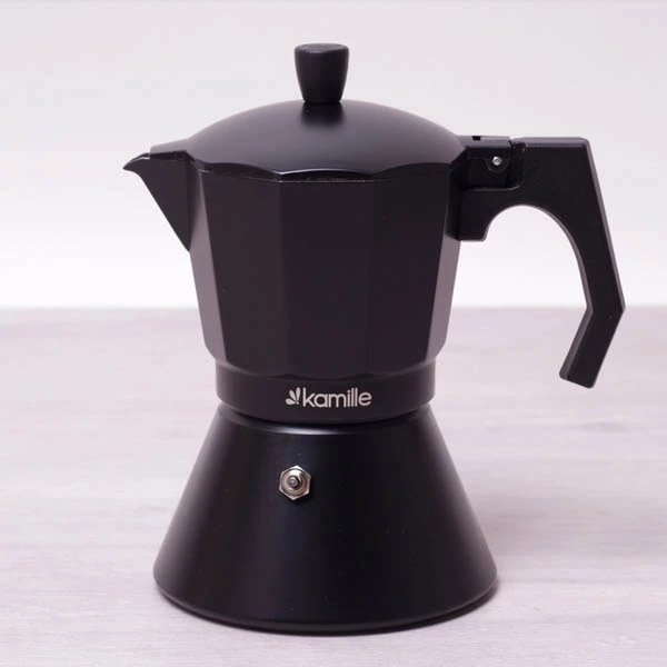 KAWIARKA ALUMINIOWA 300ML CZARNA 2512