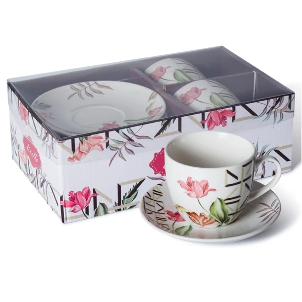 TOM-KPL. FILIŻANEK+SPODEK 2+2 250ML CR2-67