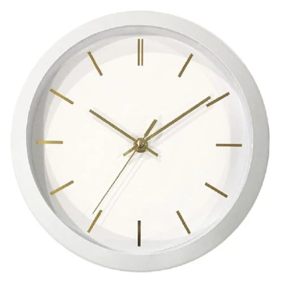 AS-ZEGAR ŚCIENNY 25CM BIAŁY