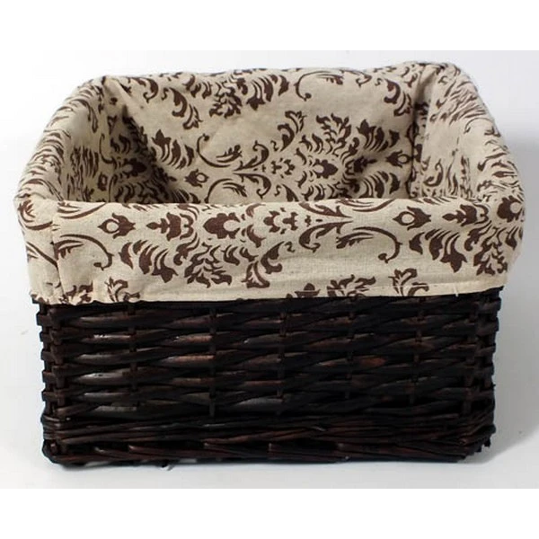 DM-KOSZYK WIKLINA KWADRAT 28*28 BRĄZ 09828