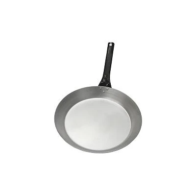 PATELNIA STALOWA 24cm TRADYCYJNA NA GAZ NA OGNISKO DO SMAŻENIA WYTRZYMAŁA