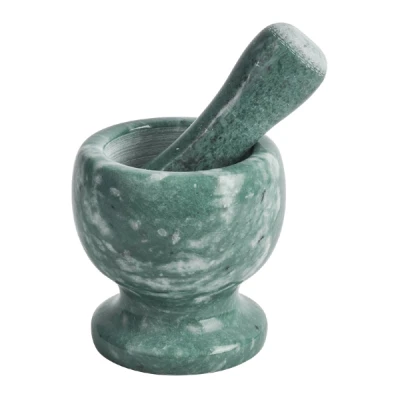 TAD-MOŹDZIERZ MARMUROWY 10,5X10,5CM ZIELONY XMMP105L