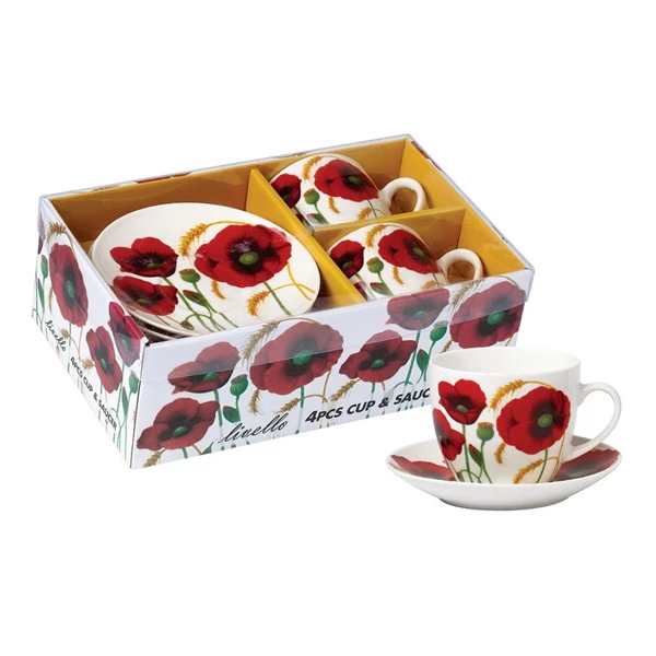 TOM-KPL. FILIŻANEK+SPODEK 2+2 250ML CR2-18