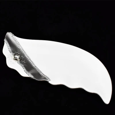 CER-PODSTAWKA FALBANKA MAŁA *DEKOR PASEK BIAŁY* C-818P