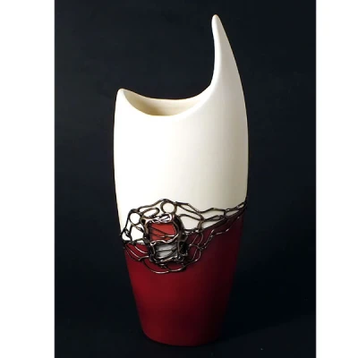 CER-WAZON REKIN CHUDY *DECOR MAHOŃ* C-388DM