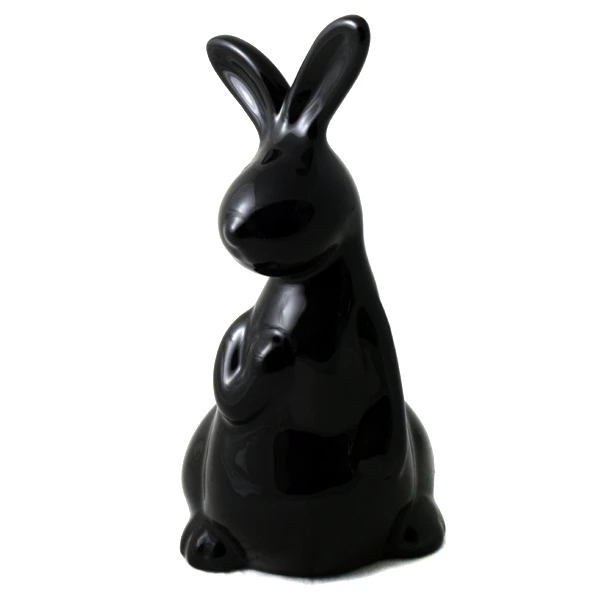 CRK-ZAJĄC BRZUSZEK  *SZKLIWO CZARNE* C-761SZK