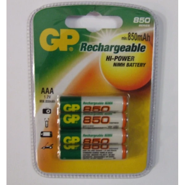 GP-KPL.4 AKU. *HI-POWER* 850 mAh (R03) 85AAA
