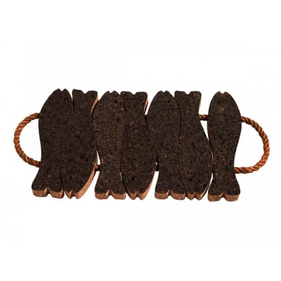 KOR-PODKŁADKA KORKOWA POD GARNEK RYBKI 5 NEGRO