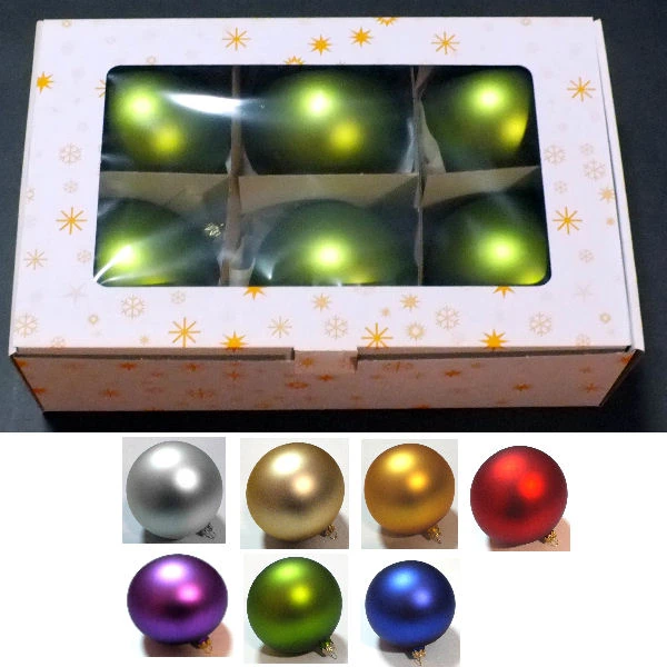 KPL. 6 BOMBEK GŁADKICH KOLOR FI 80