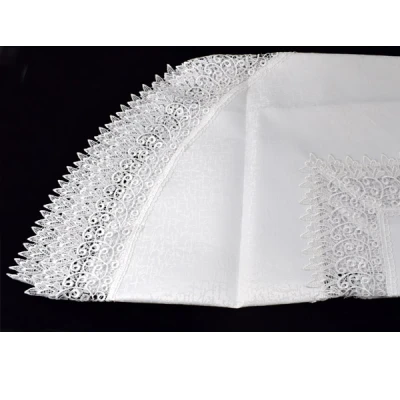 MESA-OBRUS GIPIURA *KOŁO 120* BIAŁY 288