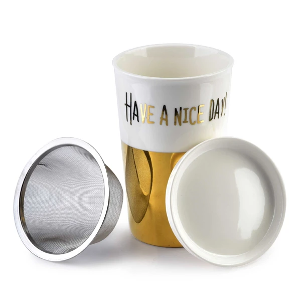 MON-KUBEK GOLD CHIC Z ZAPARZACZEM 410ML 7814