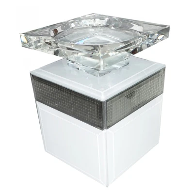 TOM-ŚWIECZNIK  LUSTRZANY 9X9X12,5CM SL15