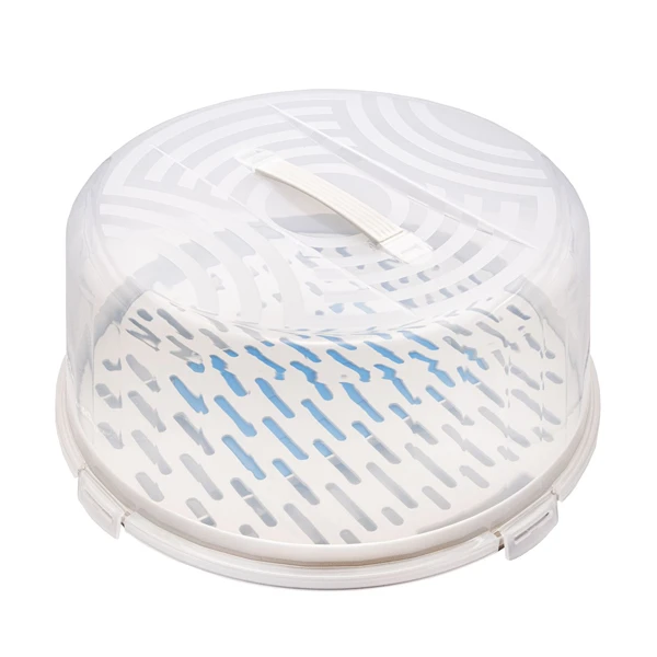 POJEMNIK NA CIASTO PUDEŁKO NA TORT PLASTIKOWY 33cm POKRYWA WKŁAD CHŁODZĄCY