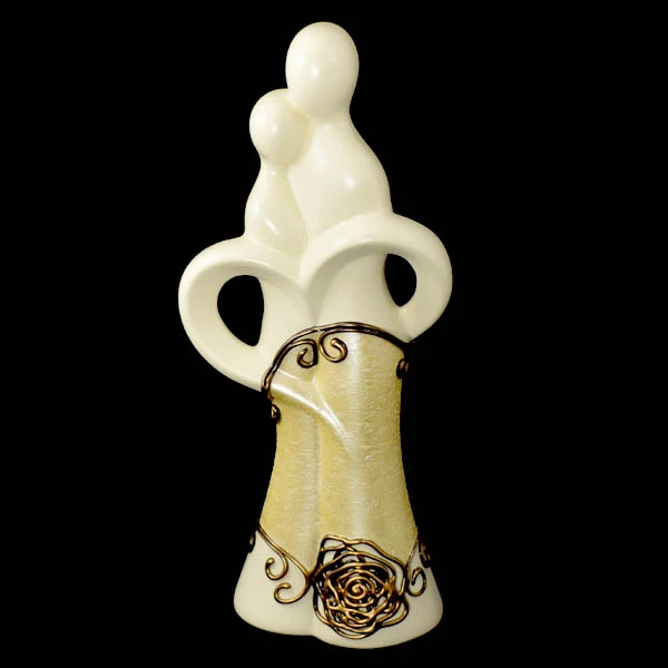 CER-AKT PARA W OBJECIACH SERCA MAŁA-KREM *1/2 RÓŻA* C-853-1/2R