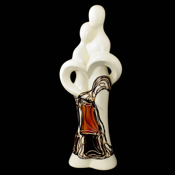 CER-AKT PARA W OBJĘCIACH SERCA DUŻA *WITRAŻ-KREM* C-852W