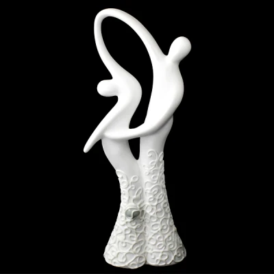 CER-AKT TANIEC DUŻY *DEKOR BIAŁY* C-548DB